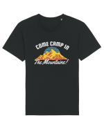 Come Camp in a Mountains! Tricou mânecă scurtă Unisex Rocker