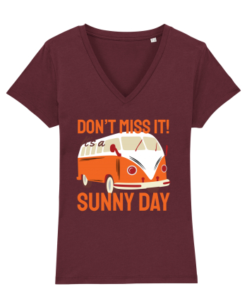 Don't Miss It! It's a Sunny Day Burgundy