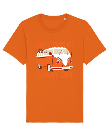 Don't Miss It! It's a Sunny Day Bright Orange