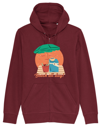 Beach All Day! Burgundy