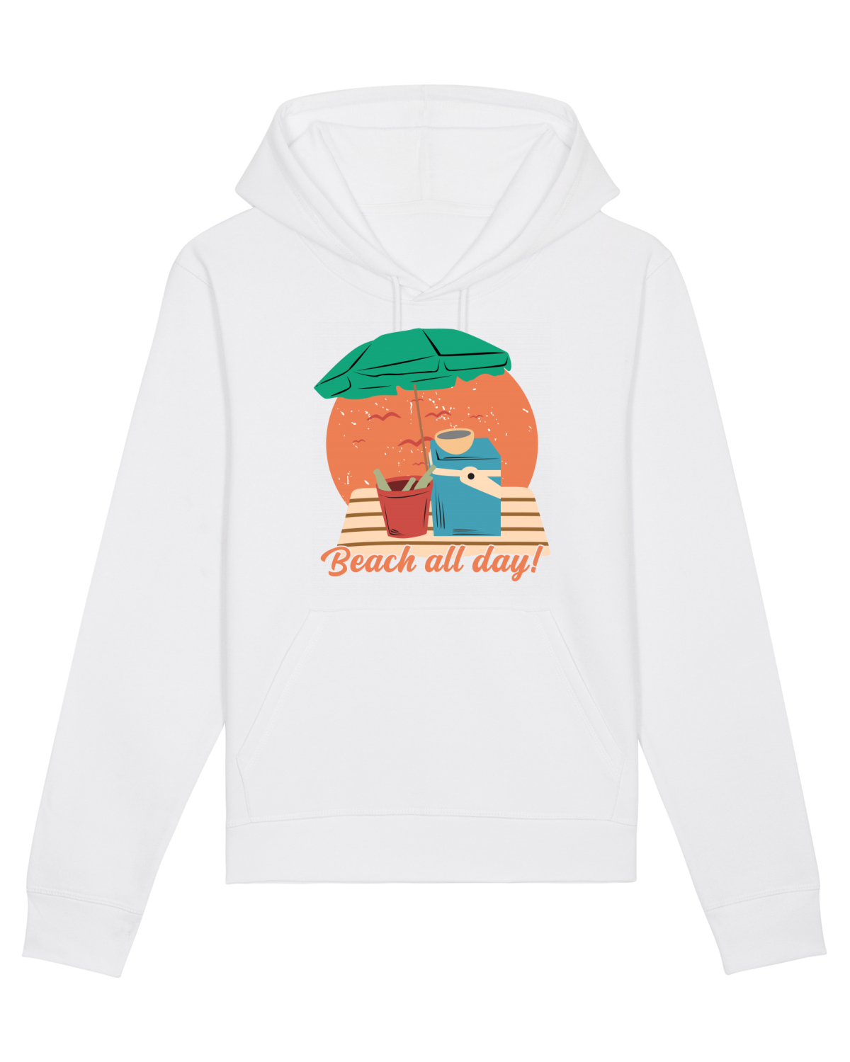 Hanorac Unisex Drummer White