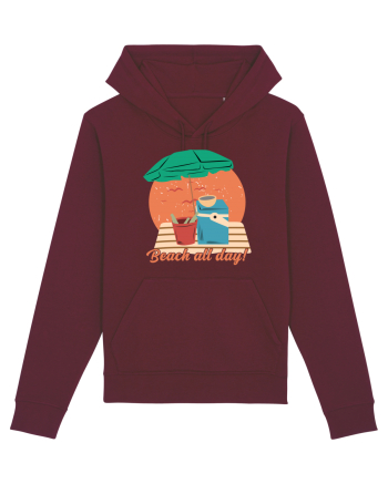 Beach All Day! Burgundy