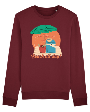 Beach All Day! Burgundy