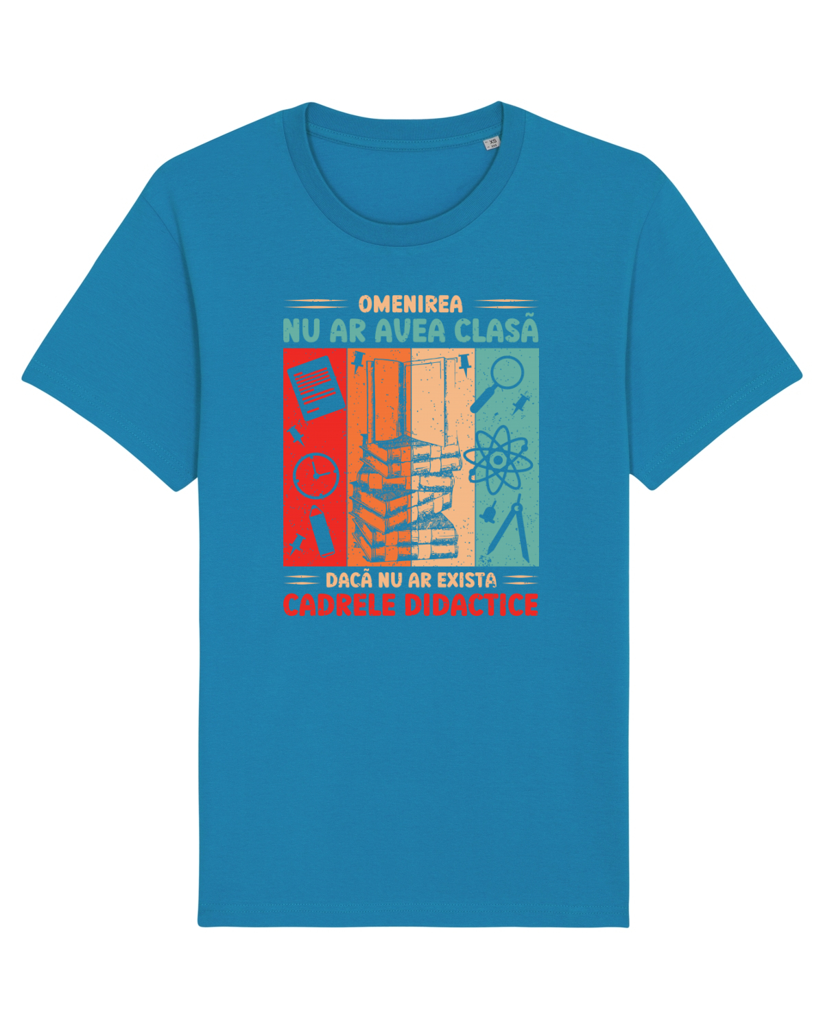 Tricou mânecă scurtă Unisex Rocker Azur