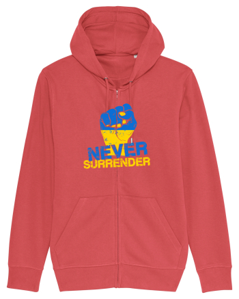 Never Surrender Ukraine Carmine Red