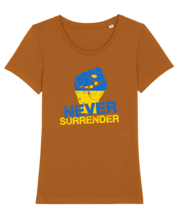 Never Surrender Ukraine Roasted Orange