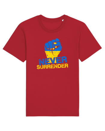 Never Surrender Ukraine Red