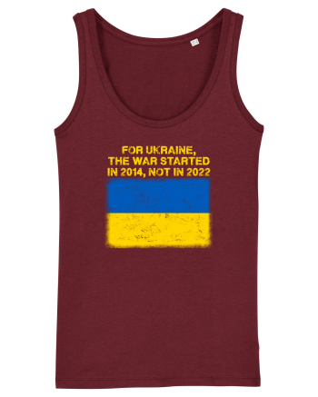 War for  Ukraine Burgundy