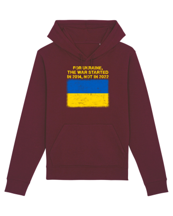 War for  Ukraine Burgundy