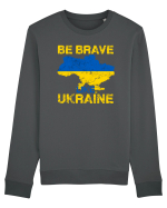 Brave like Ukraine Bluză mânecă lungă Unisex Rise