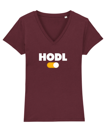 HODL mode On Burgundy