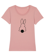 Coada de iepure Tricou mânecă scurtă guler larg fitted Damă Expresser