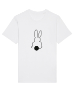 Coada de iepure Tricou mânecă scurtă Unisex Rocker