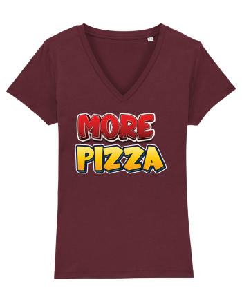 More Pizza Burgundy