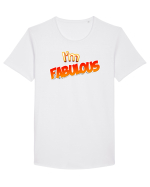 I'm Fabulous Tricou mânecă scurtă guler larg Bărbat Skater