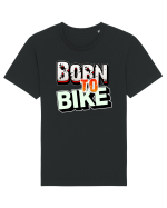 Born to bike Tricou mânecă scurtă Unisex Rocker