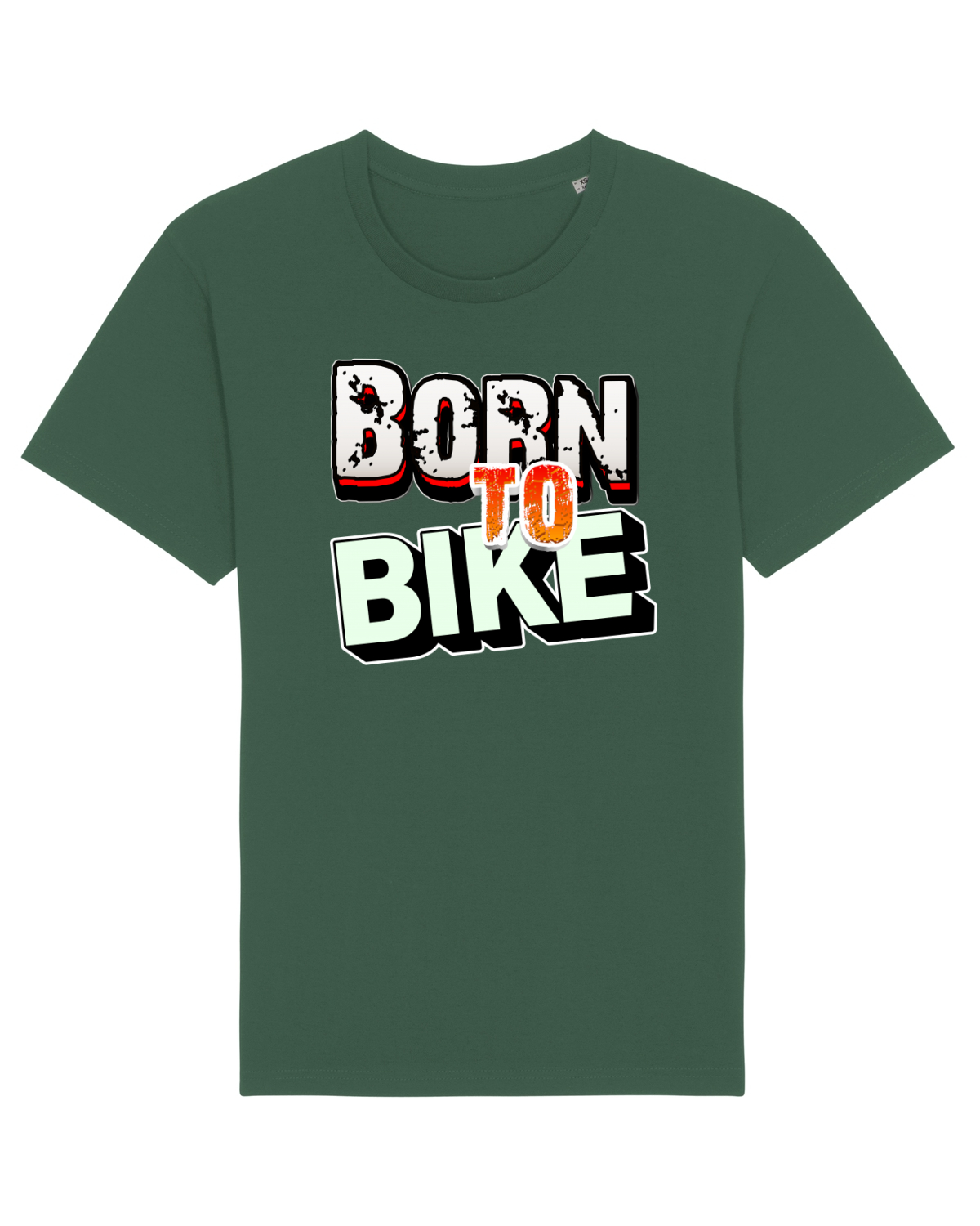 Tricou mânecă scurtă Unisex Rocker Bottle Green
