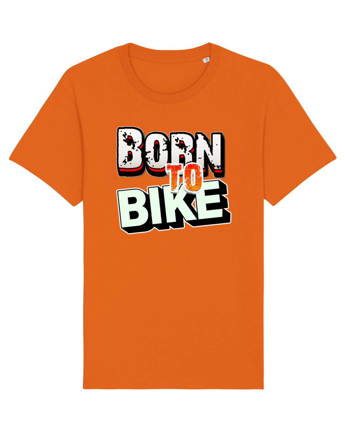 Tricou mânecă scurtă Unisex Rocker Bright Orange
