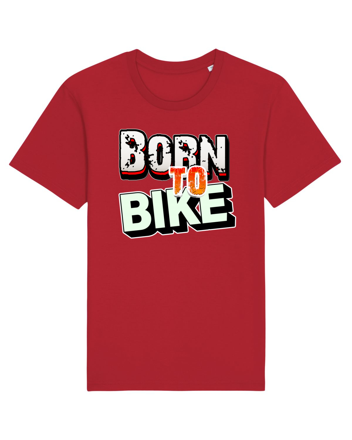 Tricou mânecă scurtă Unisex Rocker Red