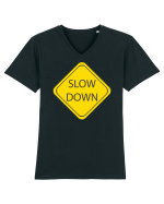 Ia-o-ncet Tricou mânecă scurtă guler V Bărbat Presenter
