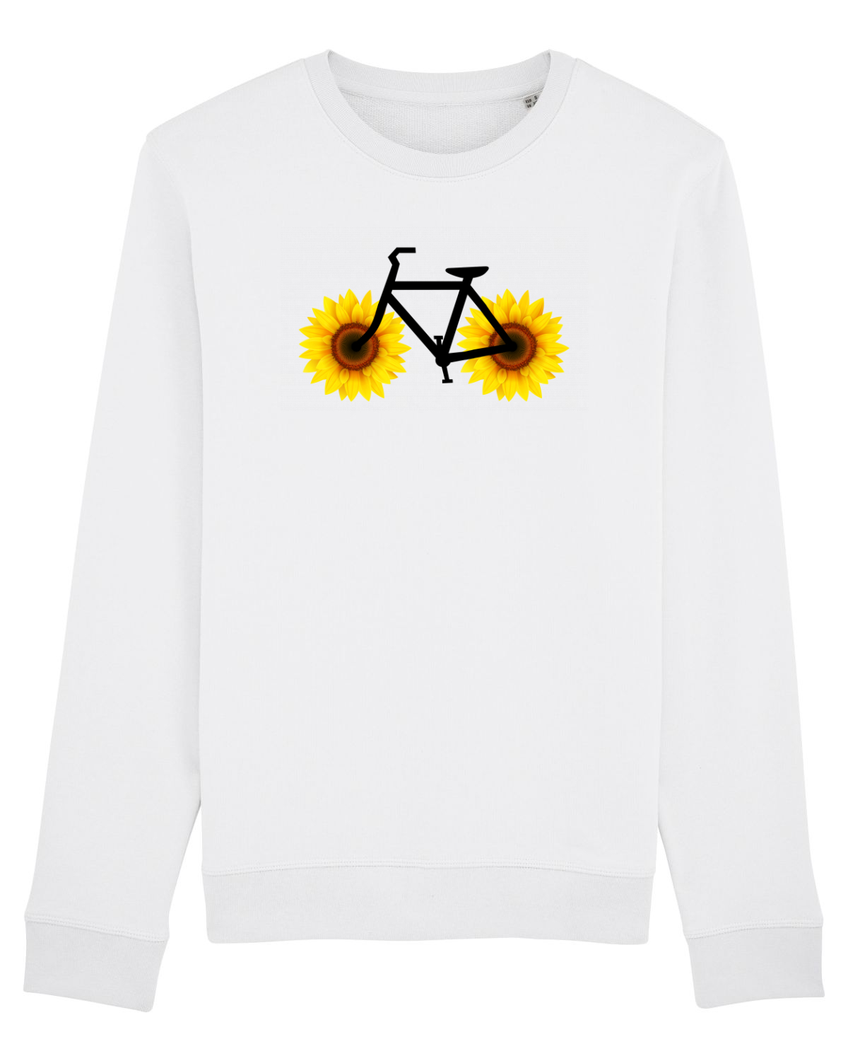 Bluză mânecă lungă Unisex Rise White