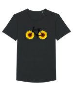 Bicicleta de vara Tricou mânecă scurtă guler larg Bărbat Skater