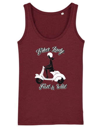 Biker Lady Burgundy