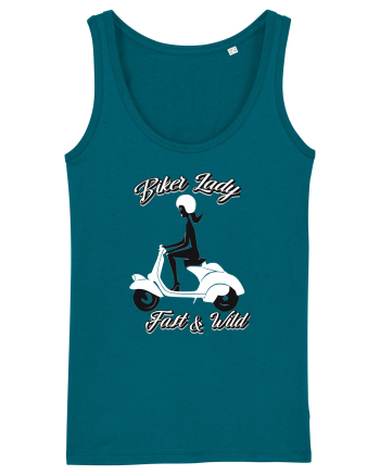 Biker Lady Ocean Depth