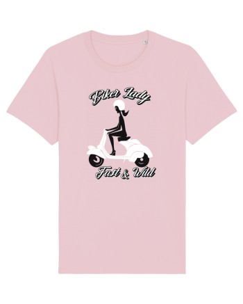 Biker Lady Cotton Pink