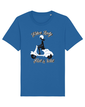 Biker Lady Royal Blue