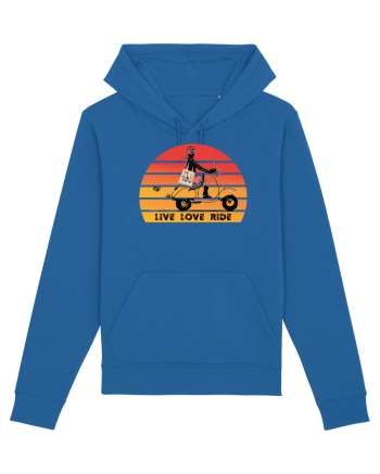 Live, Love, Ride Royal Blue