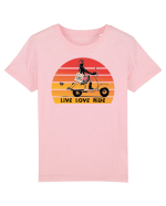 Live, Love, Ride Tricou mânecă scurtă  Copii Mini Creator