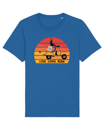 Live, Love, Ride Royal Blue