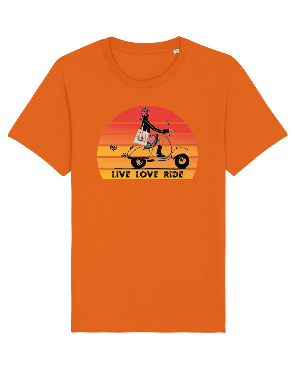 Tricou mânecă scurtă Unisex Rocker Bright Orange