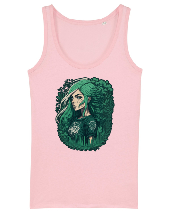 Fata verde Cotton Pink
