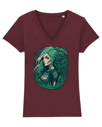 Fata verde Burgundy