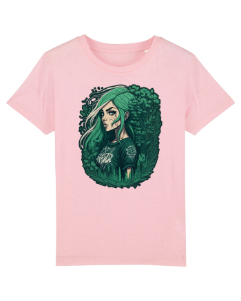 Fata verde Cotton Pink