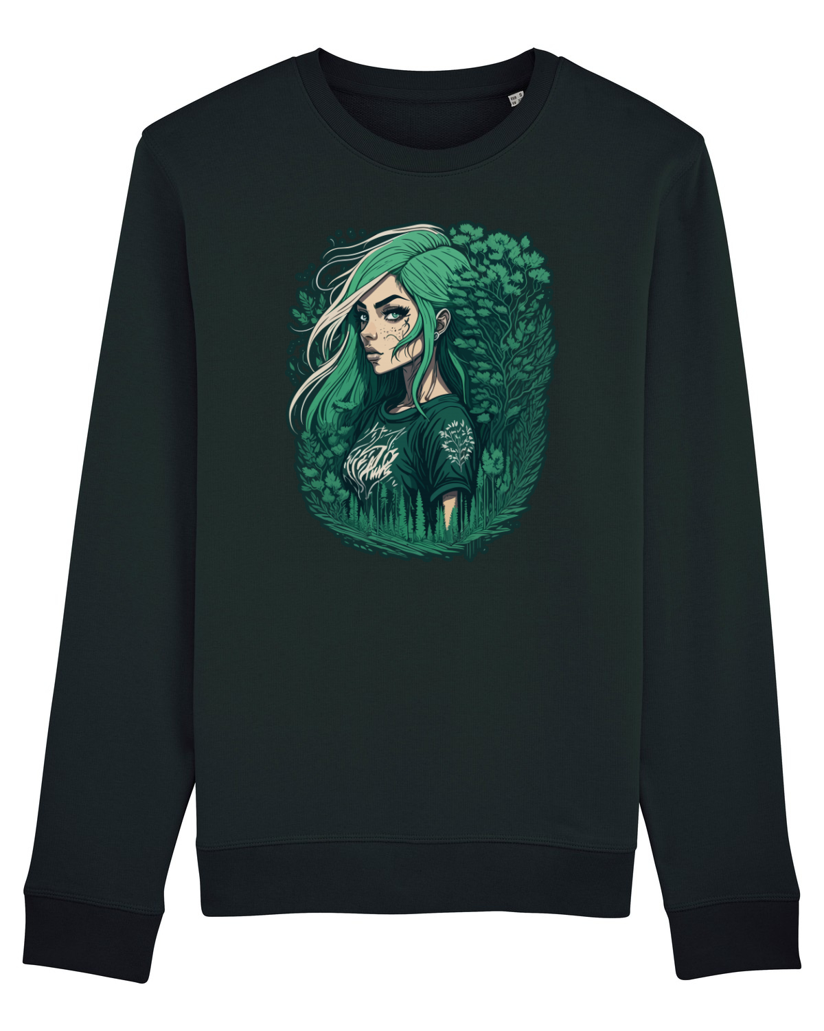 Bluză mânecă lungă Unisex Rise Black