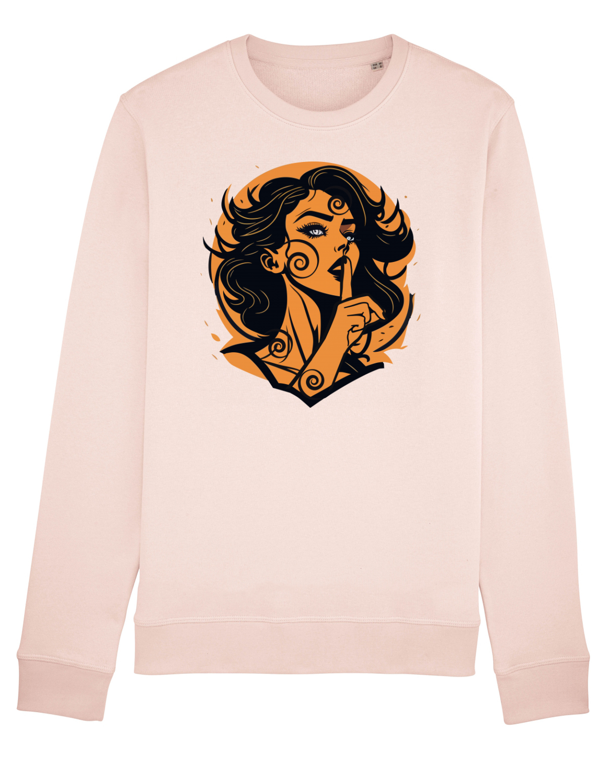 Bluză mânecă lungă Unisex Rise Candy Pink