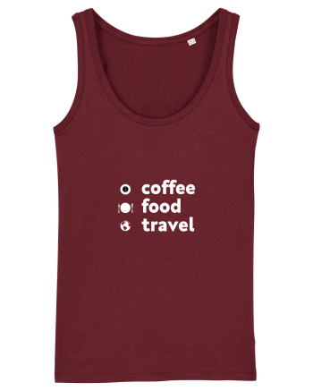 Travel T-Shirt Burgundy