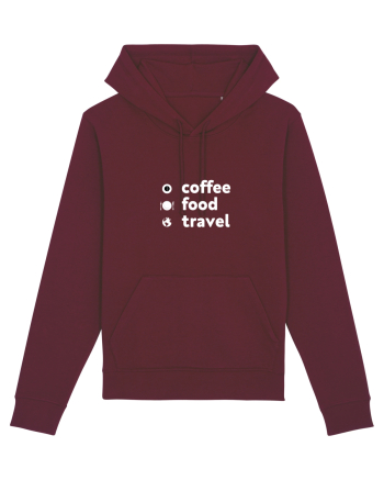 Travel T-Shirt Burgundy