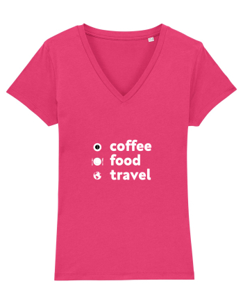 Travel T-Shirt Raspberry