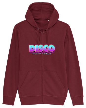 Disco Party Animal Burgundy
