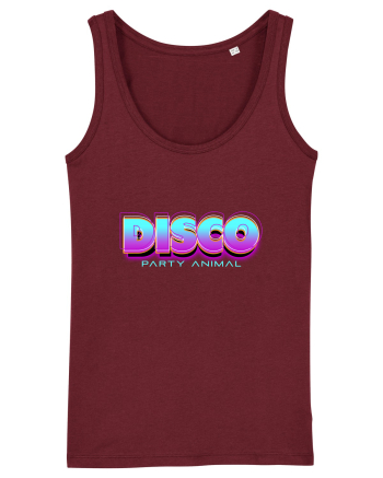 Disco Party Animal Burgundy