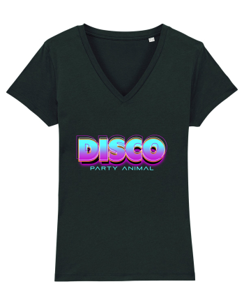Disco Party Animal Black