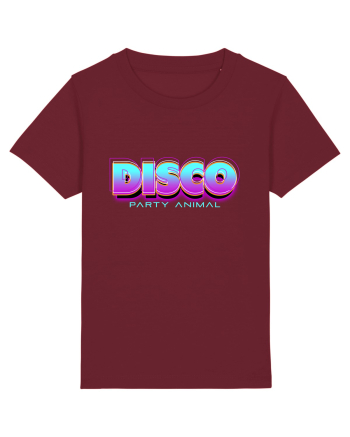 Disco Party Animal Burgundy