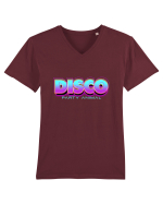 Disco Party Animal Tricou mânecă scurtă guler V Bărbat Presenter