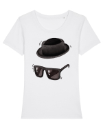 Omul invizibil Tricou mânecă scurtă guler larg fitted Damă Expresser