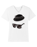Omul invizibil Tricou mânecă scurtă guler V Bărbat Presenter
