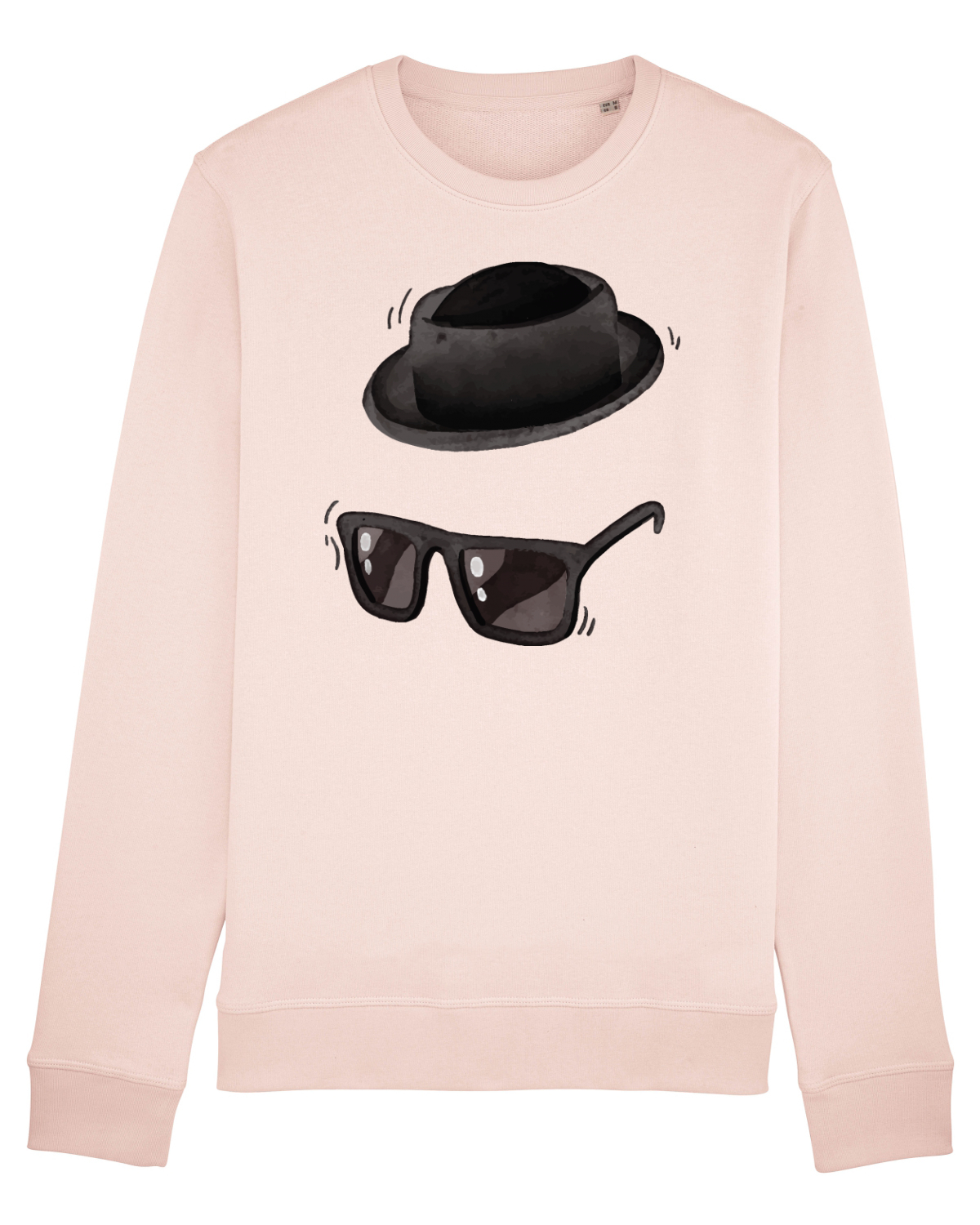 Bluză mânecă lungă Unisex Rise Candy Pink